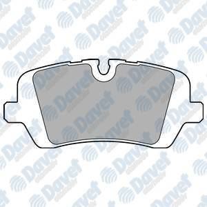 DELPHI LP2508 Fren Balatasi Arka (131mm) Rover 3.0 4.4 5.0 12-